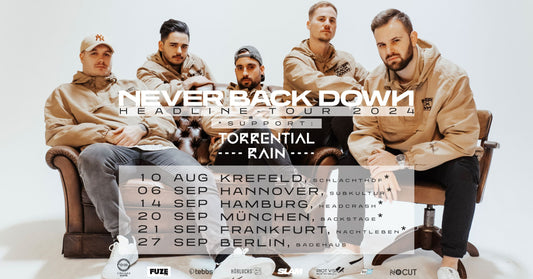 SUPPORT FOR 'NEVER BACK DOWN'
